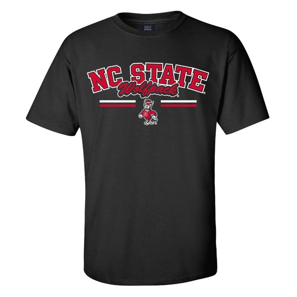 Black Short Sleeve Tee - NC State /